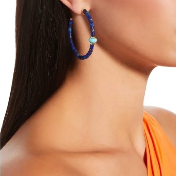 Kendra Scott Insley Gold Hoop Earrings - Picture 3 of 5